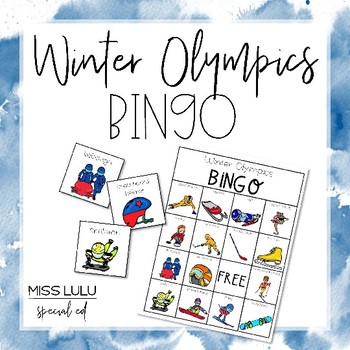 Winter Olympics Bingo by Miss Lulu | Teachers Pay Teachers