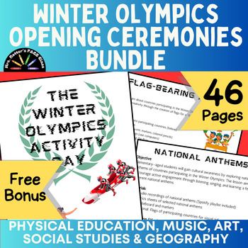 Preview of Winter Olympics Celebration BUNDLE - Opening Ceremonies Activities