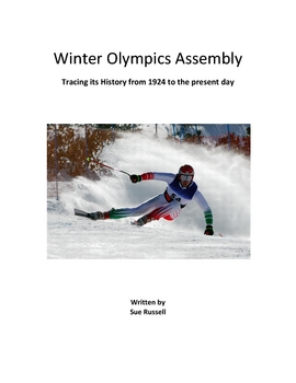 Preview of Winter Olympics Class Play or Assembly