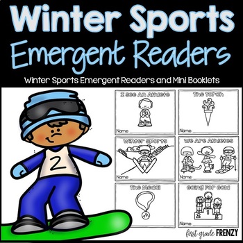Preview of Winter Sports Emergent Readers