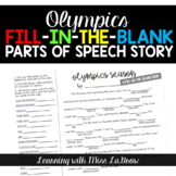 Winter Olympics Fill In the Blank Story Writing Activity -