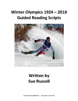 Preview of Winter Olympics Plays for guided reading