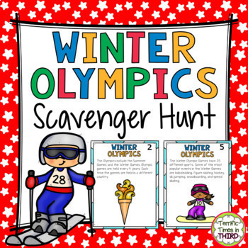 Preview of Winter Olympics Scavenger Hunt