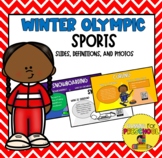 Winter Olympics Sports and Definitions Slides