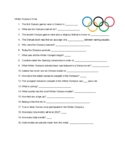 Winter Olympics Trivia