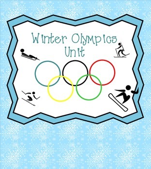 Preview of Winter Olympics Unit for Smartboard or Literacy Center