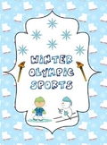 Winter Olympics Vocabulary Cards and Activity Package