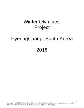 Preview of Winter Olympics Project PyeongChang 2018