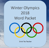 Winter Olympics Word Cards