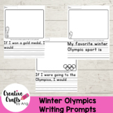 Winter Olympics Writing Prompts - PreK | Kindergarten | 1st | 2nd