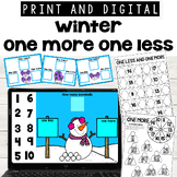 Winter One More One Less for Digital Google Slides™ and Wo