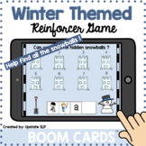 Winter Open Ended Reinforcer Game BOOM CARDS - Speech Therapy