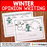 Winter Opinion Writing Prompts