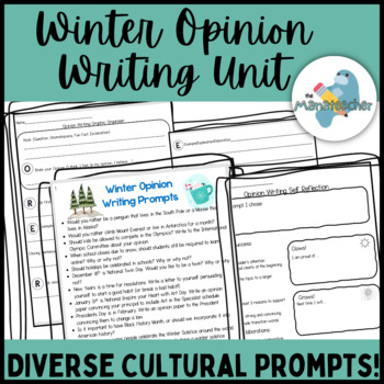 Preview of Winter Opinion Writing Unit-Writing Centers