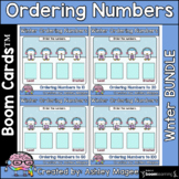 Winter Ordering Numbers Boom Card Bundle - 4 Decks