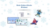 Winter Outdoor Activities - Vocabulary and Handwriting Practice