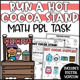 Winter PBL Activity and Math Project | Run a Hot Chocolate Stand