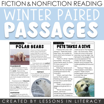 Preview of Winter Paired Passages