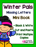 Winter Pals Missing Letters Mini Book
