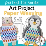 Winter Paper Weaving - Cosy Art Project