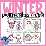 Winter Partnership Cards | Making Partners | Pairing Cards
