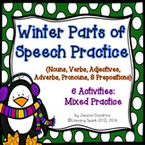 Winter Parts of Speech Practice {6 Activities}