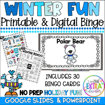Preview of After Winter Break Games Activities | Bingo | Snow Day | Indoor Recess