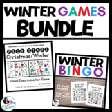 Winter Party Games BUNDLE: Includes Winter Bingo and Pair Stare!