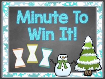 Preview of Winter Minute to Win It Games