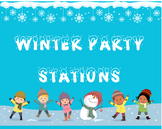 Winter Party Stations and Activities *Editable