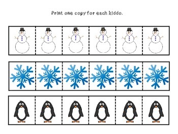 Winter Pattern Pack by Preschool Everyday | Teachers Pay Teachers