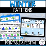 Winter Patterns | Digital Boom Cards™ and Printable Math C