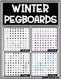 Winter Pegboard Seasonal Themed Task Card Work It Build It