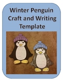 Winter Penguin Craft and Writing Template