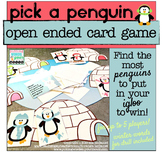 Winter Penguin Game for Speech Therapy or any Skill