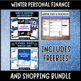 Winter Personal Finance & Shopping BUNDLE | High School Ma