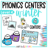 Winter Phonics Centers and Games - Level 4 | Winter Long V