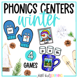 Winter Phonics Games and Centers - Level 1