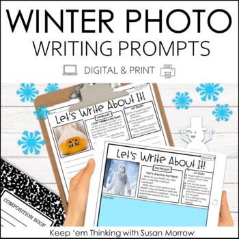 Preview of January Picture Writing Prompts - Daily Winter Photo Writing Prompts