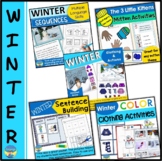 Winter Picture Activities and Adapted Books Bundle for Spe