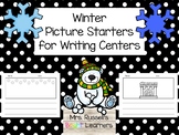 Winter Picture Starters for Writing Centers
