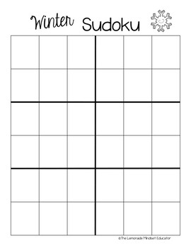 Winter Picture Sudoku Puzzles by The Mindset