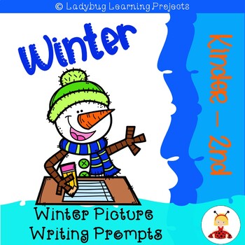 Preview of Winter Picture Writing Prompts Kinder - 2nd Grade {Ladybug Learning Projects}