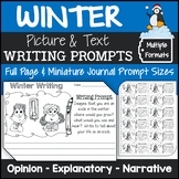 Winter Picture Writing Prompts (Opinion, Explanatory, Narrative)