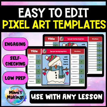 easy pixel art templates