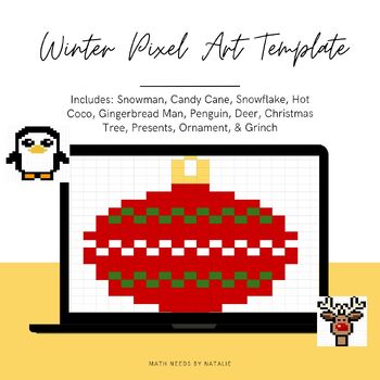 Preview of Winter Pixel Art Templates