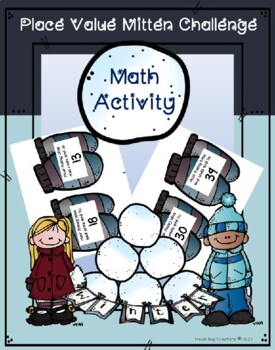 Preview of Winter Place Value Addition and Subtraction Worksheets