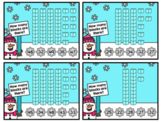 Winter Place Value Snowman Clip Cards (Numbers to 50)