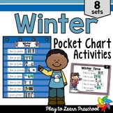 Winter Pocket Charts for Preschoolers