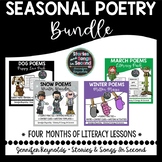 Seasonal Poetry BUNDLE - Reading, Rhyming, Context Clue, a